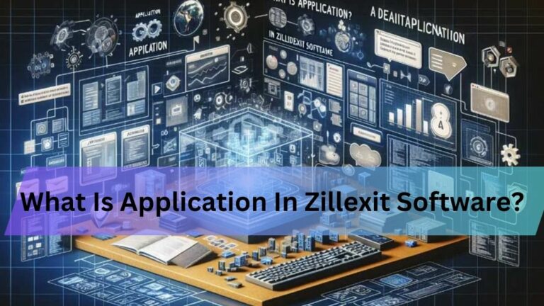 What Is Application In Zillexit Software