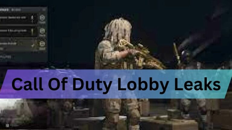 Call Of Duty Lobby Leaks